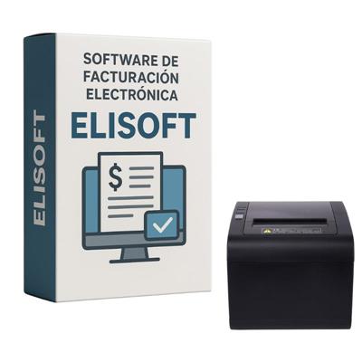 Software de Facturacion ELISOFT - Impresor Termico Eliprinter 80mm con corte USB